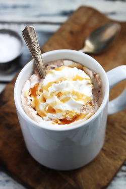 do-not-touch-my-food:  Salted Caramel Hot Chocolate 