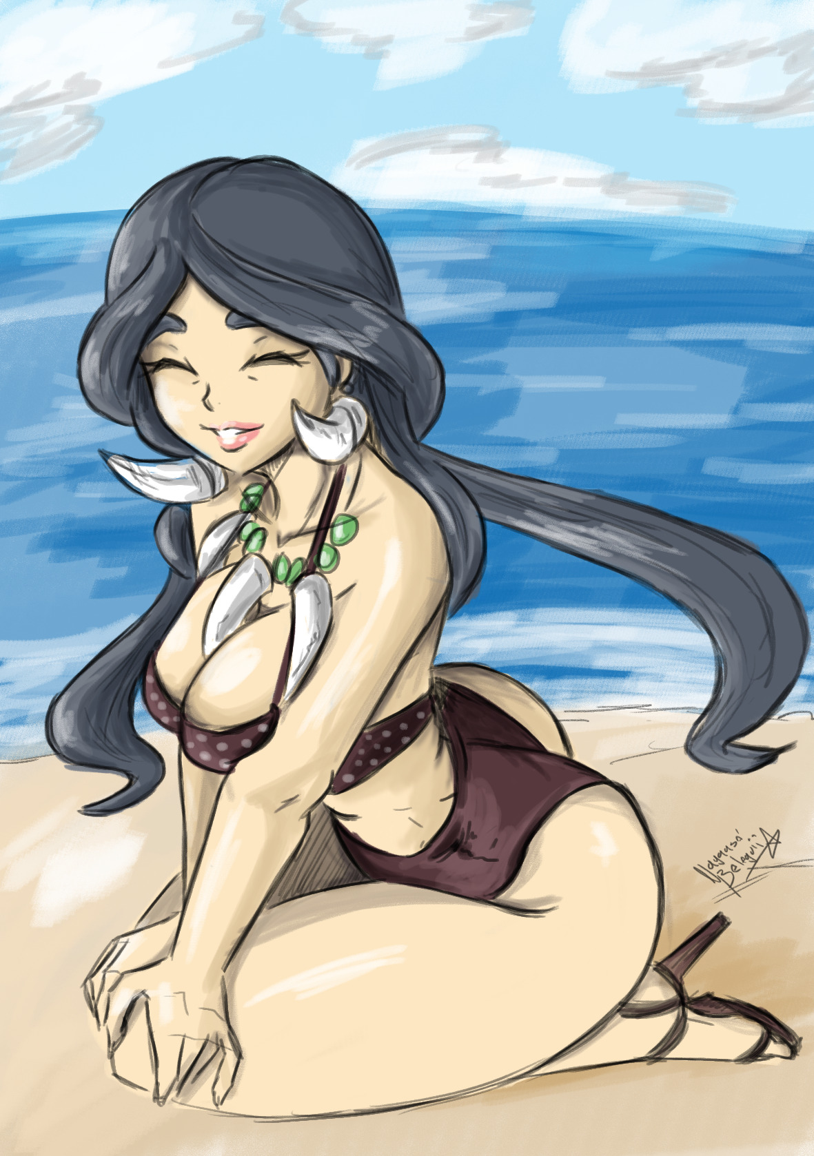 zapotecdarkstar:Drasna from Pokemon X/Y &lt; |D’‘‘‘‘‘