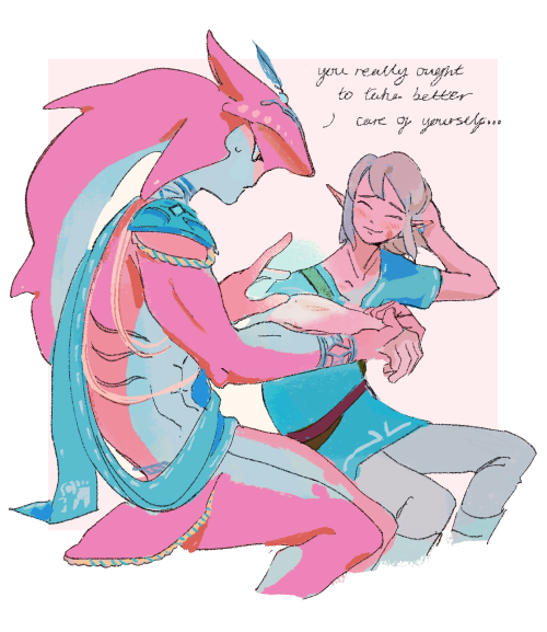 au (elaborate excuse to draw Tall Mipha)