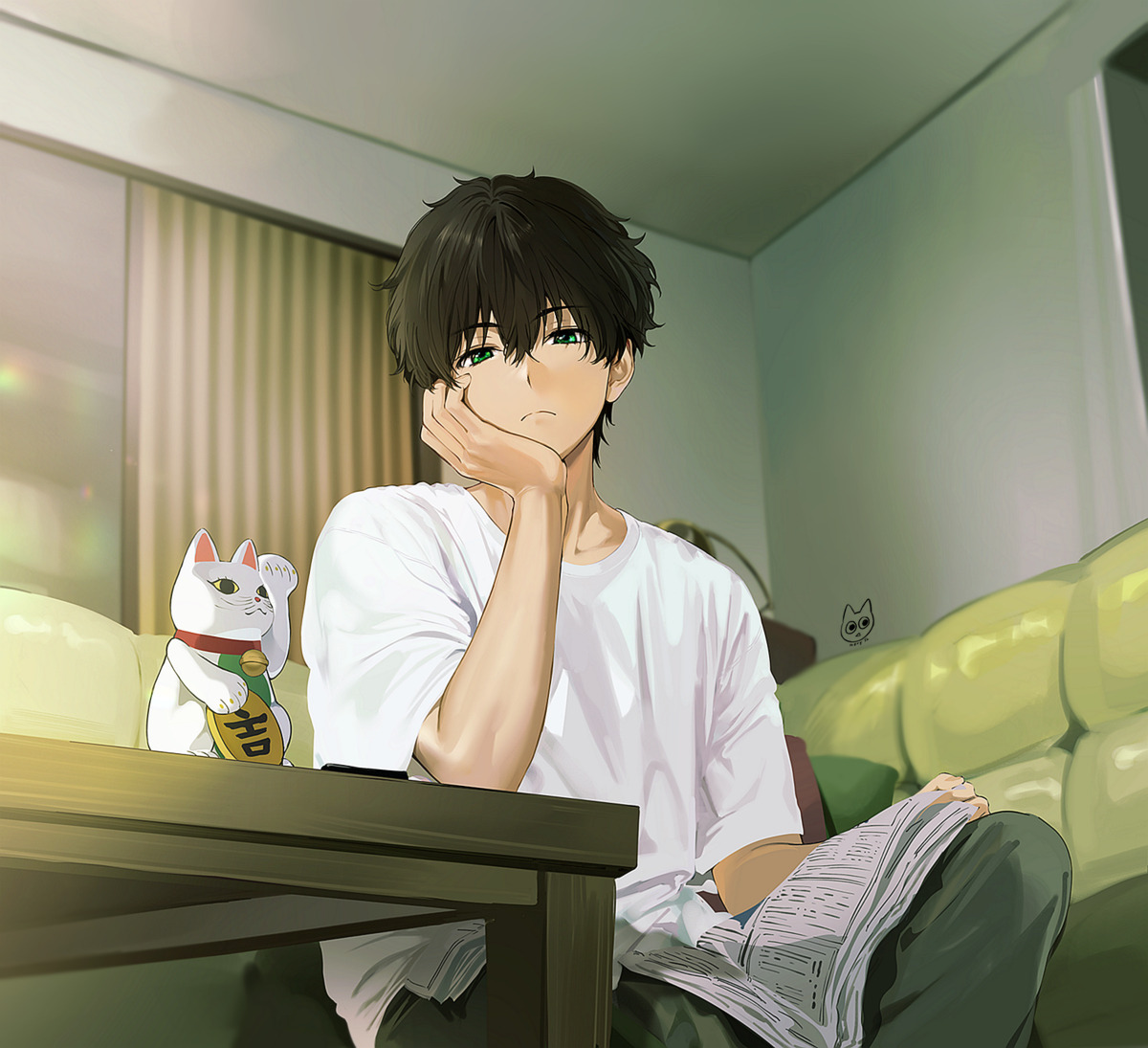 Hotaro Oreki Hyouka Anime Hyouka Gifts Art Print by DNT Prints - Fine Art  America