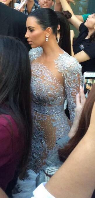 inkimyewetrust:  Kim West  Met Ball 2015