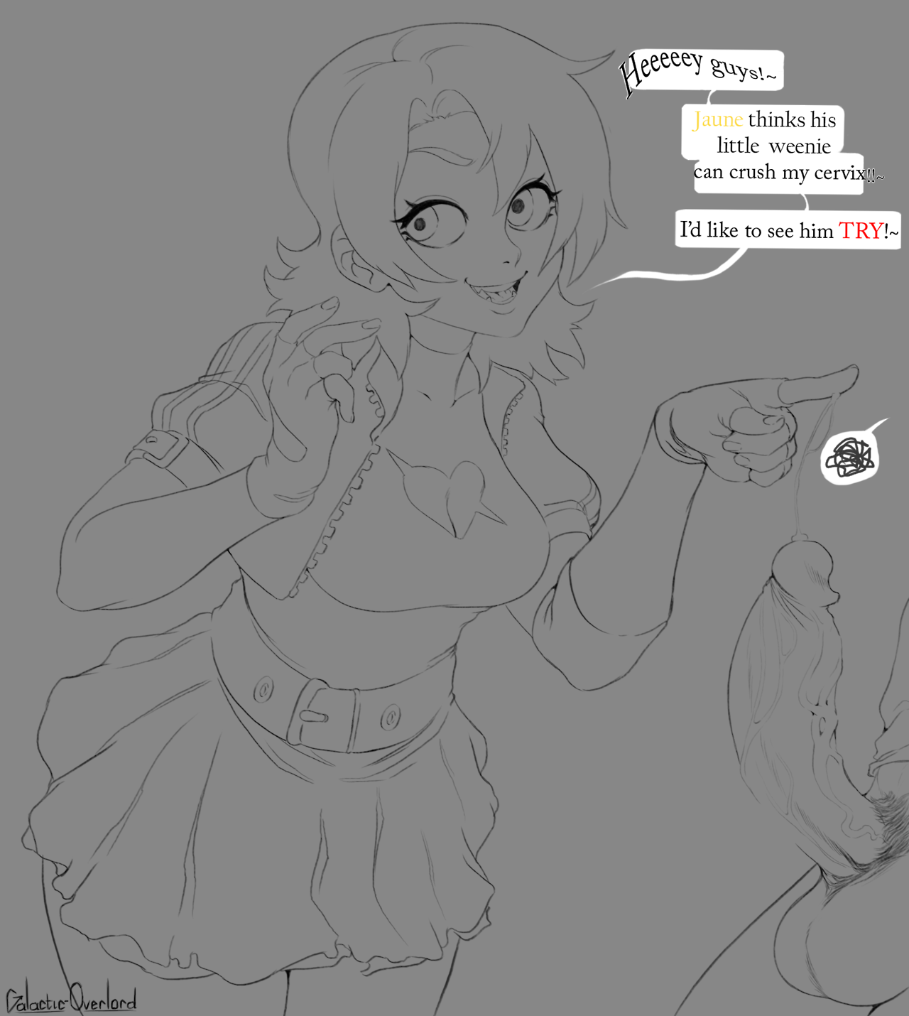 galactic-overlord:  Just a practice sketch thingy before i do the real thing~~~~