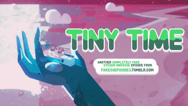fakesuepisodes:  Tiny TimePeridot, Ruby and Sapphire are mistaken for small children