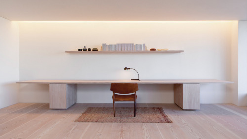 { Minimalist interior. Maximalist view. Opposites attract. New York apartment by S.K. Mukherjee.}