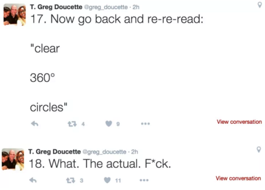 blackmattersus:    T. Greg Doucette is a criminal defense lawyer in North Carolina who also writes a legal blog. And he’s got some things to say:   In a 43-part tweetstorm on Tuesday, Doucette recounted a recent experience defending a 17-year-old black