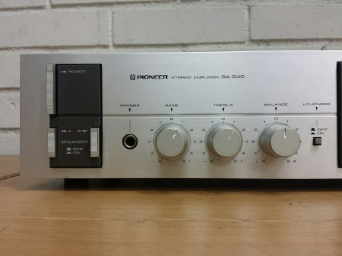 Pioneer SA-540 Stereo Amplifier, 1983