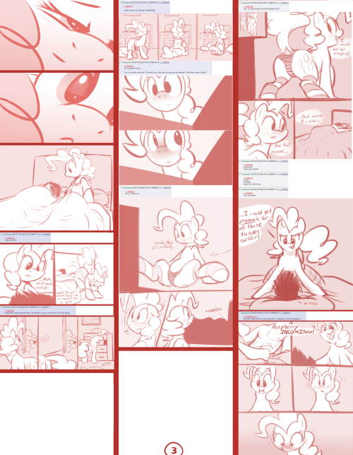 Part 3 of the Pinkie sleepover quest!  (HD Link!) Pinkie’s getting a little in over her head now! Next parts are nsfw and very wet.  (Part 1) (Part 2)