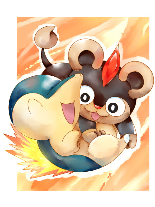 Pokemon 20th Anniversary TrialDay 4 - Favorite Fire Type PokemonLitleo and Cyndaquil