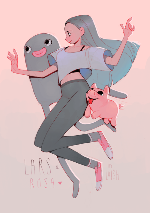Lars &amp; Rosa fan art! These adorable characters were created by a good friend of mine, and you ca