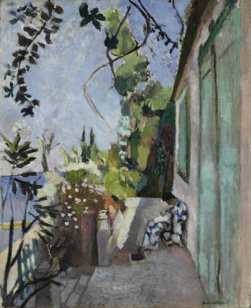 The Terrace, Saint-TropezHenri Matisse (French; 1869–1954)1904Oil on canvasIsabella Stewart Gardner 