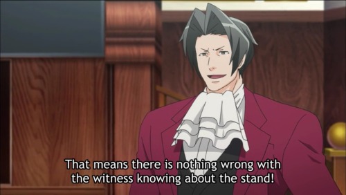 spiritpunch: edgeworth: presents valid contradiction phoenix: literally just starts yelling at the c