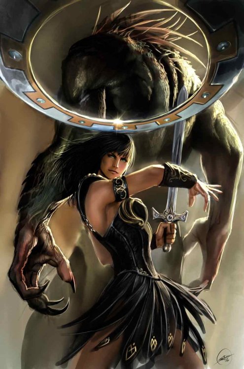 riseofthelegend:  xena old coverby *nebezial 