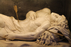 vivalcli:    Art: Martyrdom of Saint Sebastian, 1671-72, by Antonio Giorgetti                        Le catacombe di San Sebastiano, Roma, by Richardr    