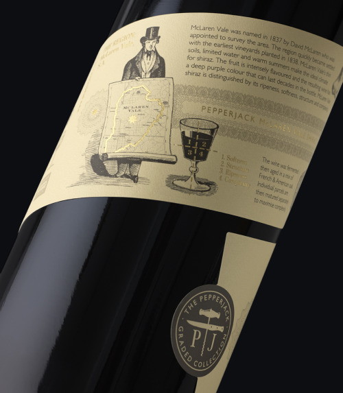 The Collective were tasked to design a new label Shiraz made to perfectly match popular cuts of stea