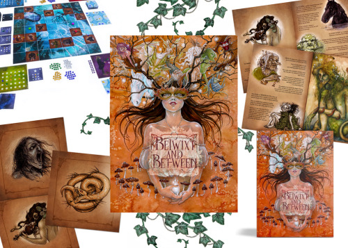 Betwixt and Between, a boardgame and book about faeries illustrated by yours truly is currently up o