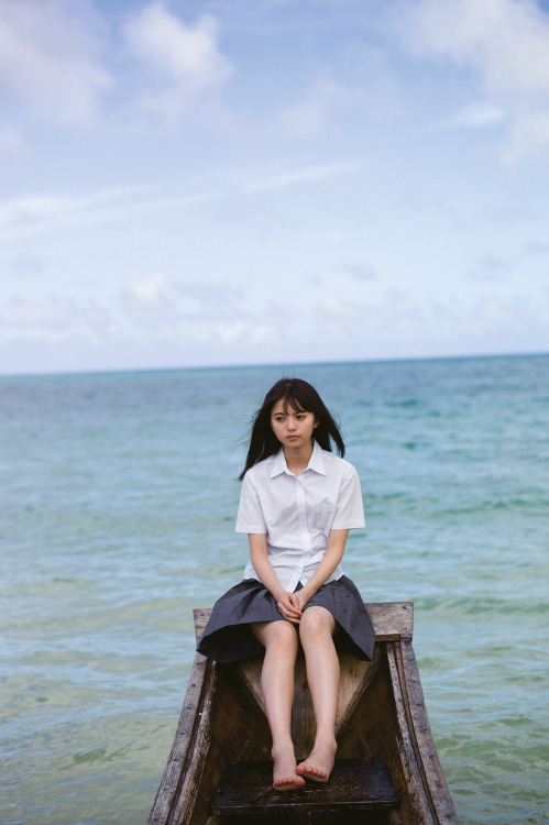 46pic:    Asuka Saito 1st Photobook “ Shiosai (The Sound of Waves) ”  via modelpress