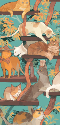 p-kom:  neko atsume bookmark ^q^  