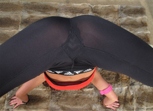 seethruyoga:  hotwomeninyogapants:  From a Different Perspective!     Click here for the best new way to watch your videos and get your FREE VR goggles! It’s like she’s fucking YOU!  
