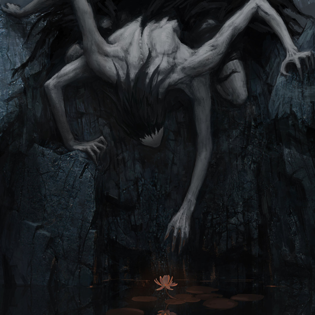 knightofleo:    Artem Demura  forever my queen   abandoned laketreasurelovesongfear