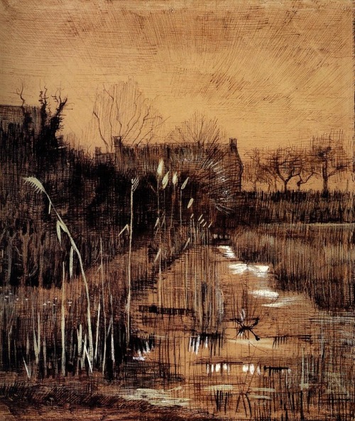 Ditch - Vincent van Gogh 1884Van Gogh Museum  (Netherlands - Amsterdam