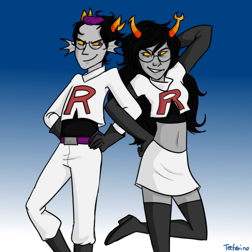 teefarino: Lol I drew this, and then when I came to the erivris tag to post, I see more Team Rocket 