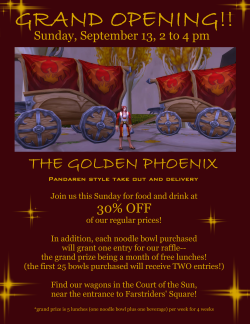 golden-phoenix-smc:  The OOC info: Times given are PST, as I am on Wyrmrest Accord! While Haladrin will be quoting prices to people during RP, I do NOT expect people to actually pay gold for pretend food :)  For anyone who does enjoy a more immersive