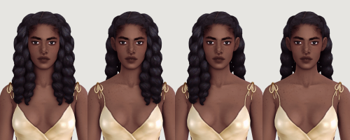 @luutzi | Tonka | female hair (in 4 versions) &amp; a diademEA mesh editthe new Maxis palette (2