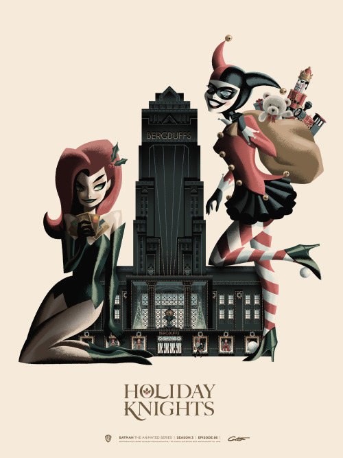 My poster for Episode 86 of Batman The Animated Series “Holiday Knights”