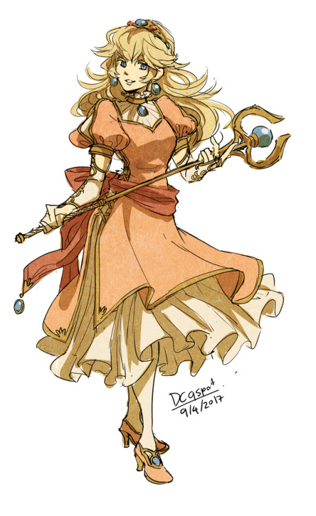 dc9spot: More Fire emblem themed Mario character! /Peach can be healer….or staff lord I guess if tha