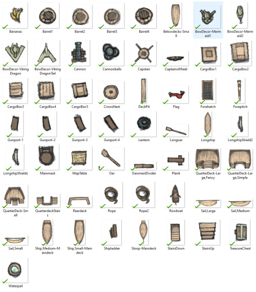 Ship AssetsThe patrons have spoken, so I’ve put together a collection of assets for ship-build