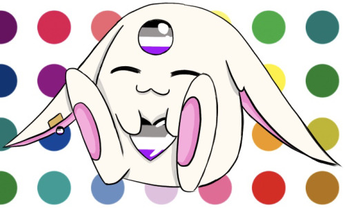 lilover131:Mokona thinks all love is beautiful and wants you to be proud of who you are! Happy Pride