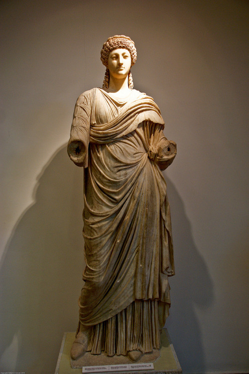 Poppaea Sabina (AD 30 – AD 65), wife of Roman Emperor Nero, as a priestess, 1st century AD