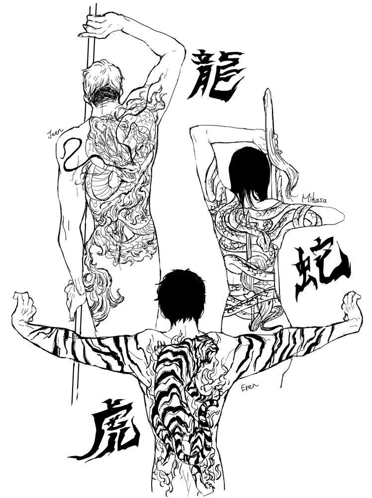 dancing-on-stars:  reiner—braun:  進撃104期 by neko00o  
