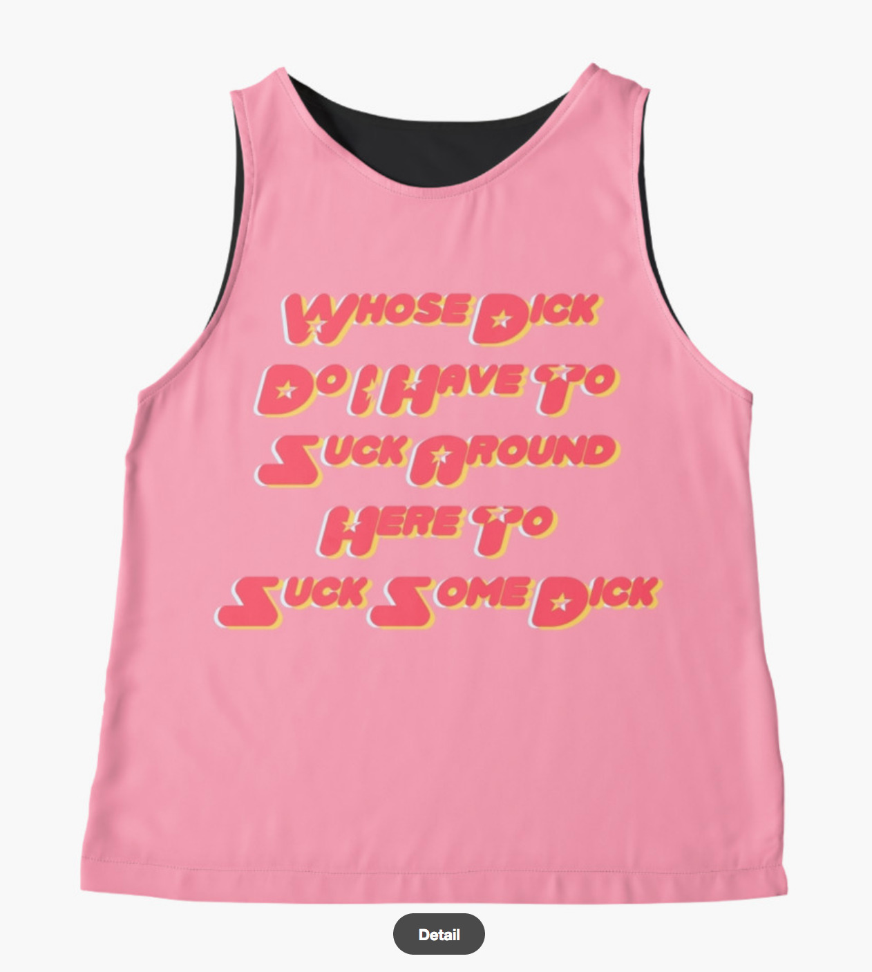 foosili:  cmdonovann:foosili:A pink crop top that says “Whose Dick Do I Have To