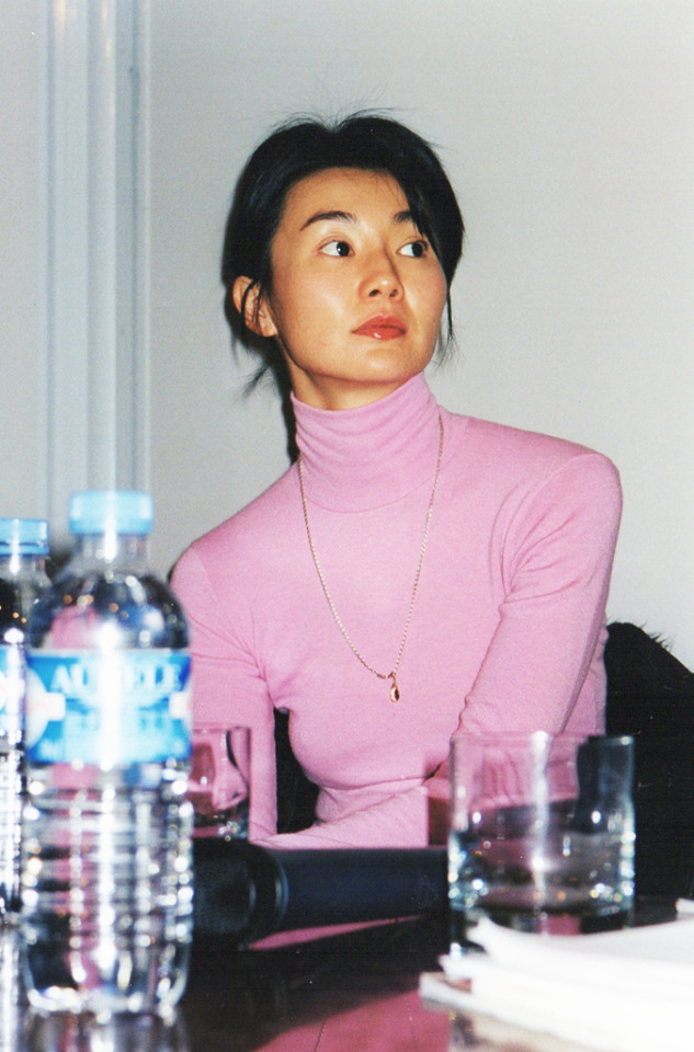 Maggie Cheung photographed by Stephane Picard at the Cannes Film Festival, 1990s.