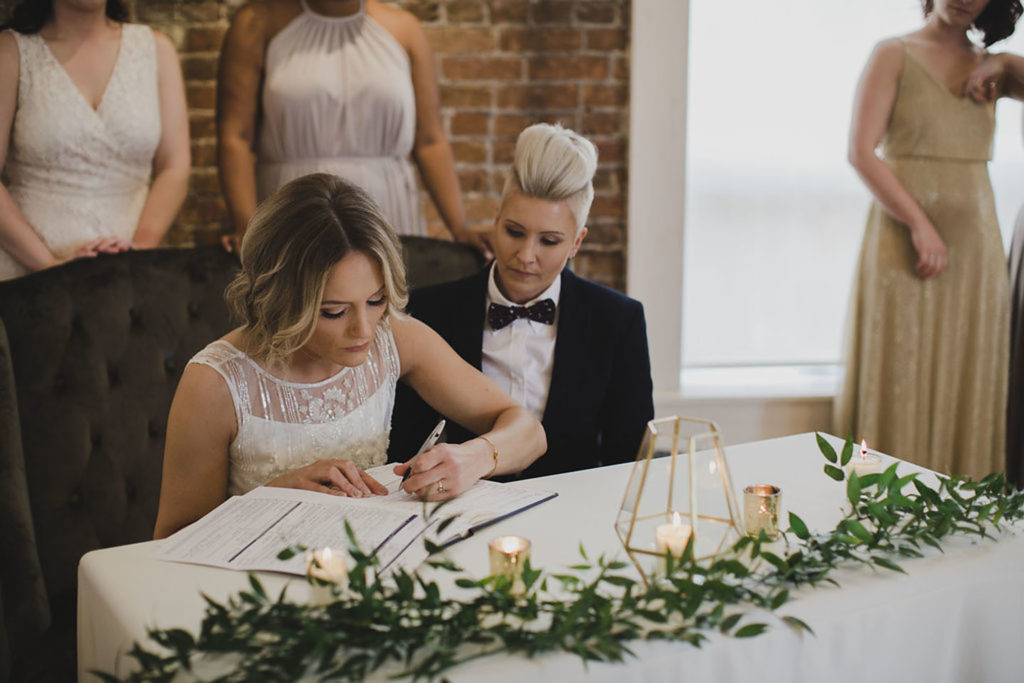 beautiful-brides-weddings:  She Met Her Bride at Pride Natasha was a single mom who “was