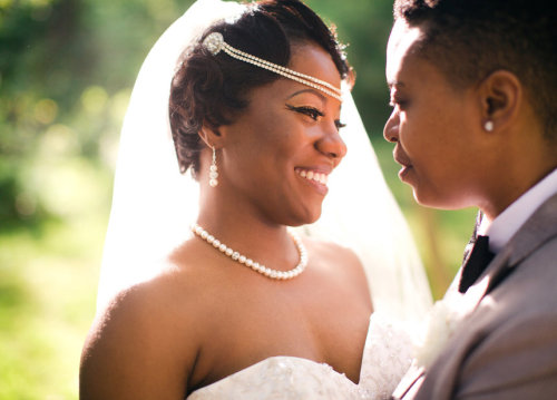 wlweddings: Latasha &amp; Adrea by Amy Gray Photography, seen on H&amp;H Weddings