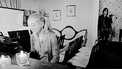 theelliedoll:  beth/daryl + funeral home ~ maybe we could stick around here a little