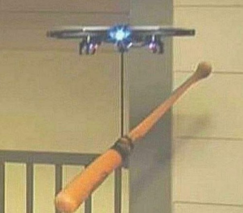 randomitemdrop: hmmm-official: hmmm Item: drone with a baseball bat 