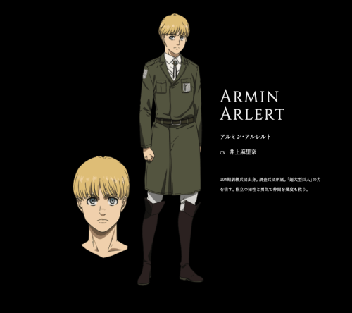 Shingeki no Kyojin The Final Season Character Designs 