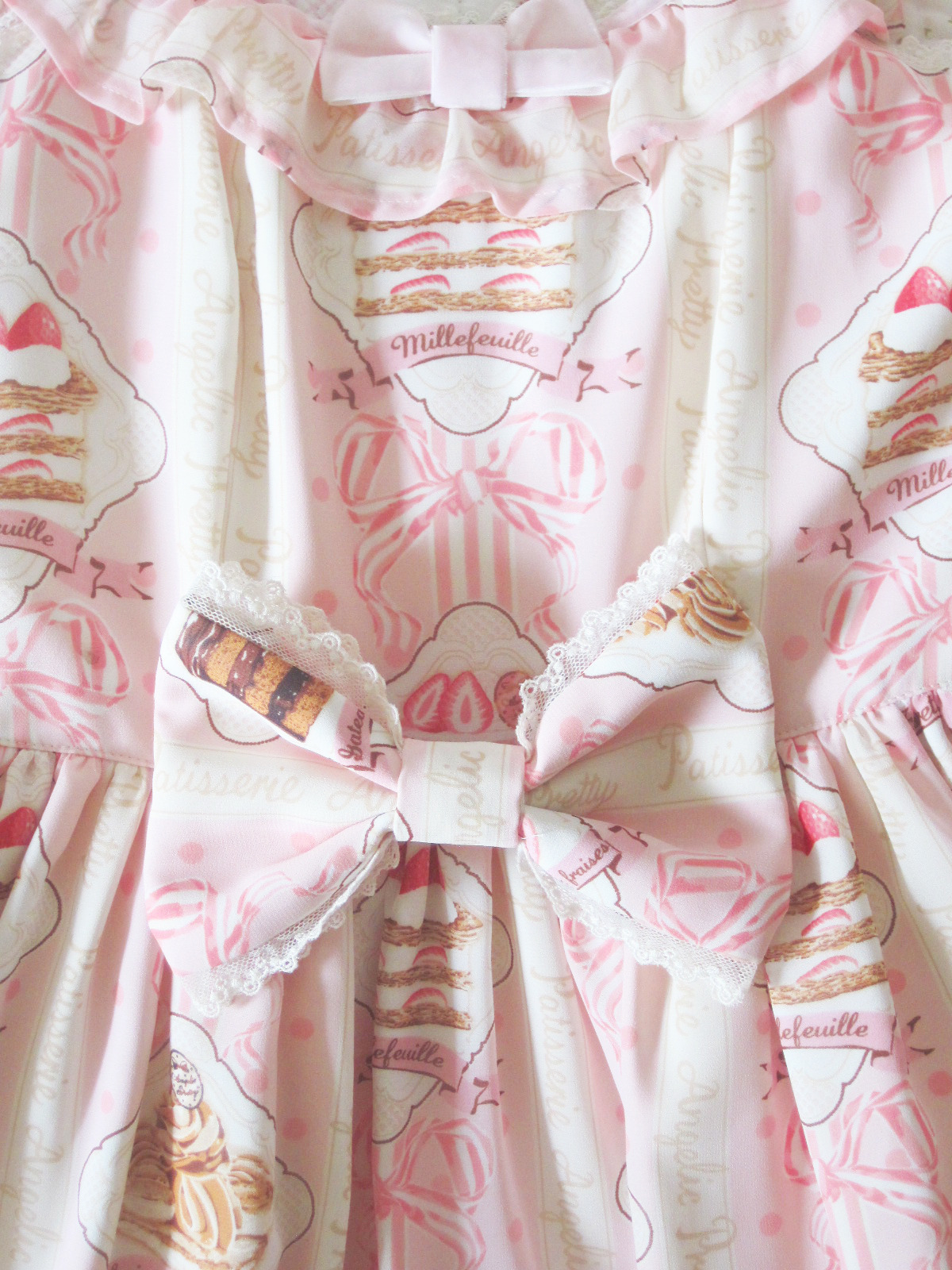 angelic pretty Petit patisserie ピンク op - ひざ丈ワンピース