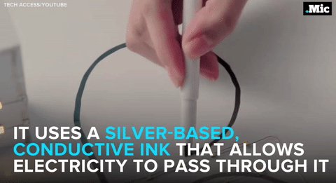 the-future-now:  Watch: This pen will supercharge your artwork, thanks to its conductive