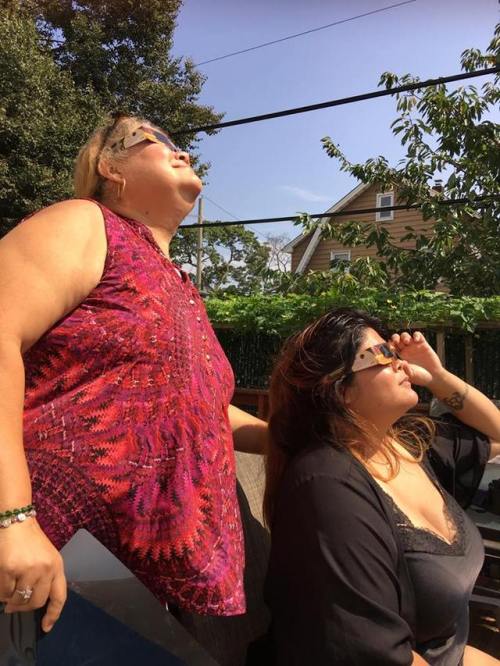 bisayawitch:The Great American Solar Eclipse! :D Minokawa and Bakunawa!Though we didn’t get to see t