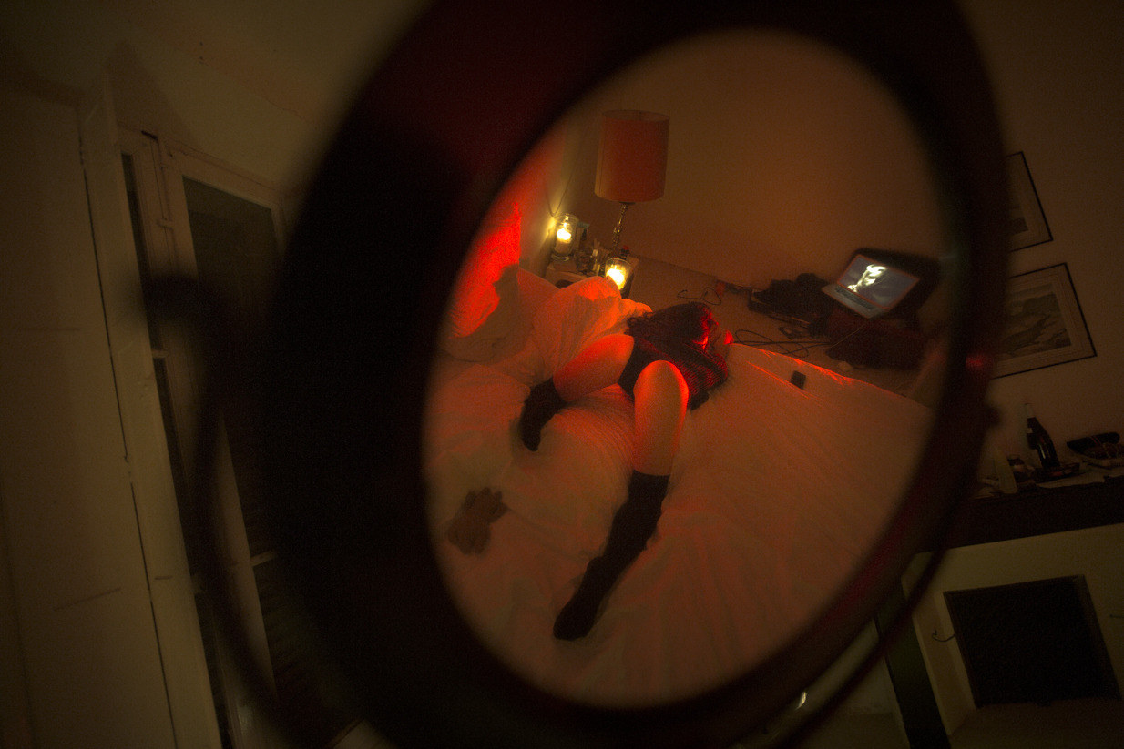 iloveyoutous:  Red Room with A. by jf julian