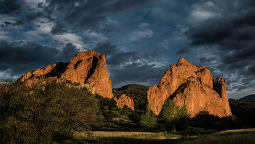The Dramatic Garden of the Gods by Randy Poll