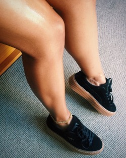 skyetownsend:  Rihanna x Puma CREEPERS. 