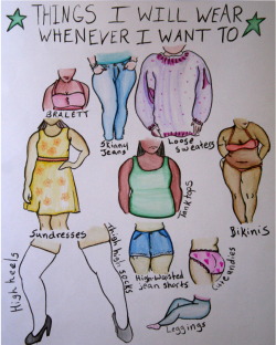 equality-equation:  &ldquo;Things I will wear whenever I want to…&rdquo; Anything I frigging want to! -Raine 