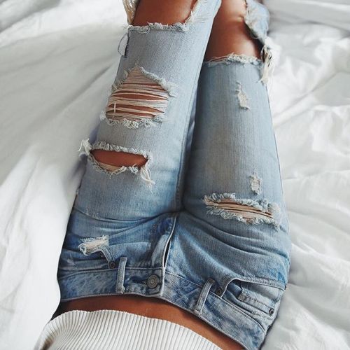 wreckedteens:jeans