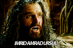 thorinofdurinsfolk:Thorin + Khuzdul