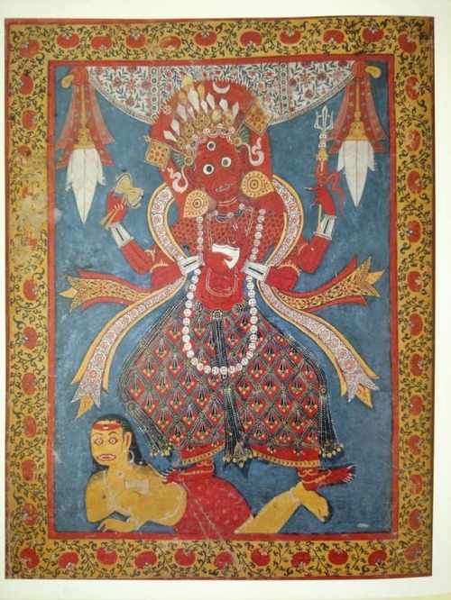 Banner with Goddess Chamunda, Nepal